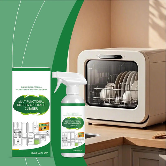 BackupMyFilesNow® Appliance Cleaner 120ml heavy-duty degreaser spray for kitchen grease removal on oven, stove, microwave, sink, and countertops.