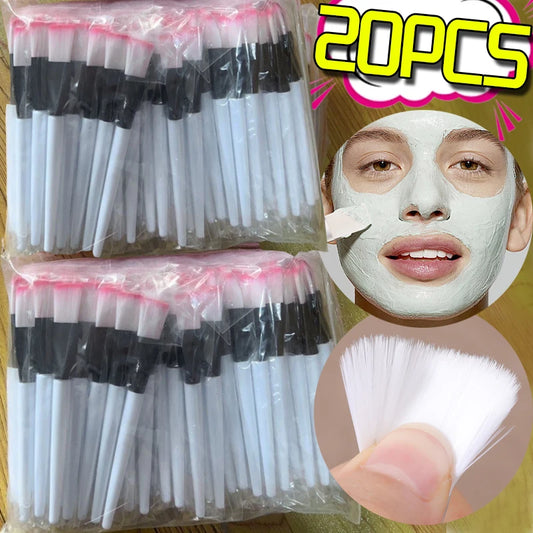 Pink beauty facial masks brush from BackupMyFilesNow.com, soft-hair applicator for DIY face masks and spa facial care.