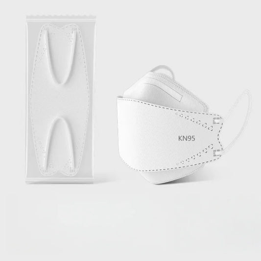 Pink disposable 3D stereoscopic KN95 mask with 4-layer protection, adult size, high-quality design, KF94 mask for adults.
