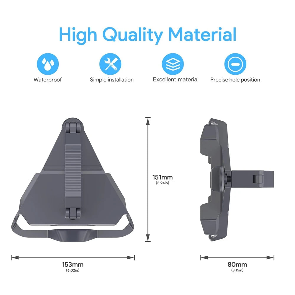 BackupMyFilesNow® Starlink Mini Car Roof Mount for Starlink Internet Kit, satellite mount on vehicle or yacht roof.