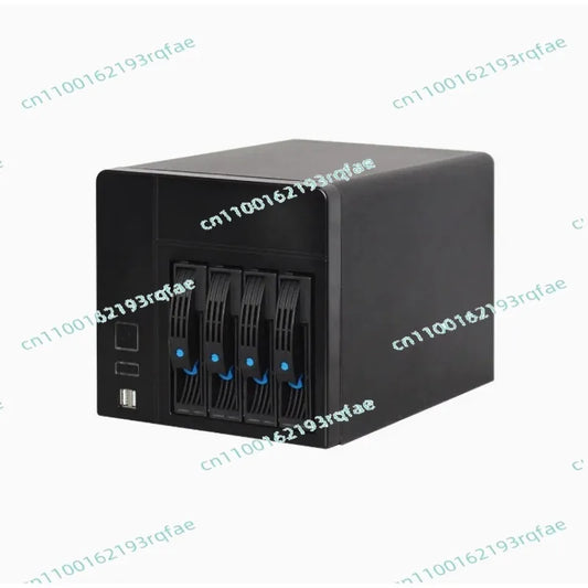 BackupMyFilesNow NAS-4 network storage chassis for home cloud storage and online office setup, no motherboard or power supply included.