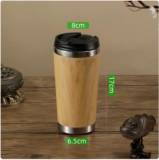Stainless steel insulated water bottle by BACKUPMYFILESNOW.COM® with a sleek, durable design and secure screw-on lid.