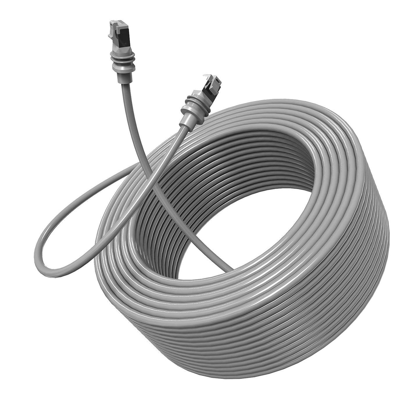 Arvitek 100FT high-speed waterproof Starlink Gen 3 Ethernet cable for outdoor weatherproof connection, compatible with Starlink routers.