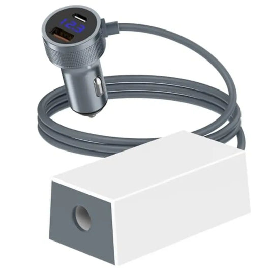 Voltage boosting line for Starlink Mini, 36V 1.75A output car inverter, 12V-24V input, white, 18 AWG wiring by BACKUPMYFILESNOW.COM®