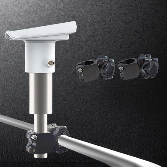 White StarLink Gen 3 RV ladder mount roof rack bracket and satellite roof adapter for easy Starlink installation.
