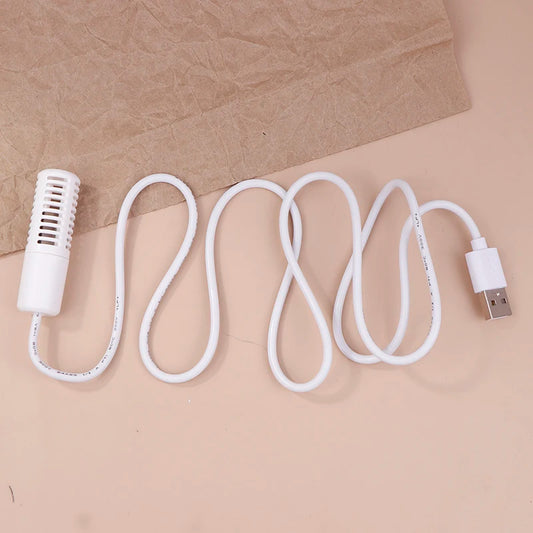 White DIY Electric Hypochlorous Acid Water Maker for home sterilization, medical disinfectant device, compact and easy to use.
