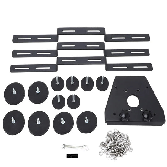 Starlink Gen 3 Magnetic Roof Mount kit with 12 bases for RVs and cars, compatible with Starlink V3 dish, by BACKUPMYFILESNOW.COM.