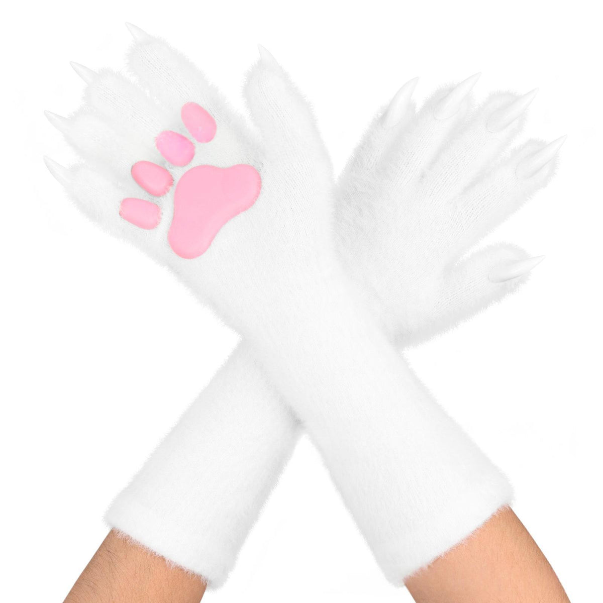 Halloween silicone meat mat and long gloves set in black and orange