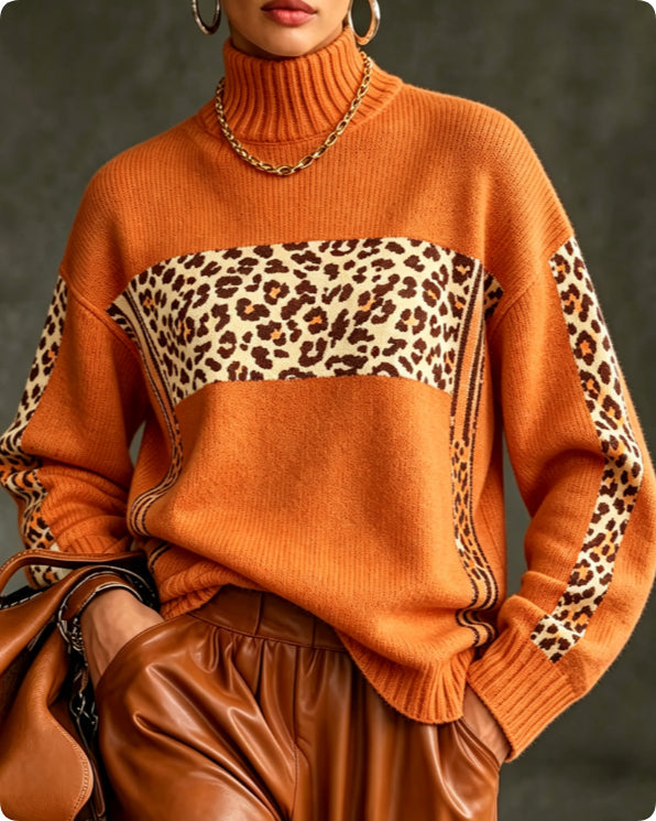 Women's plus-size loose sweater by My Store, relaxed fit and soft knit design