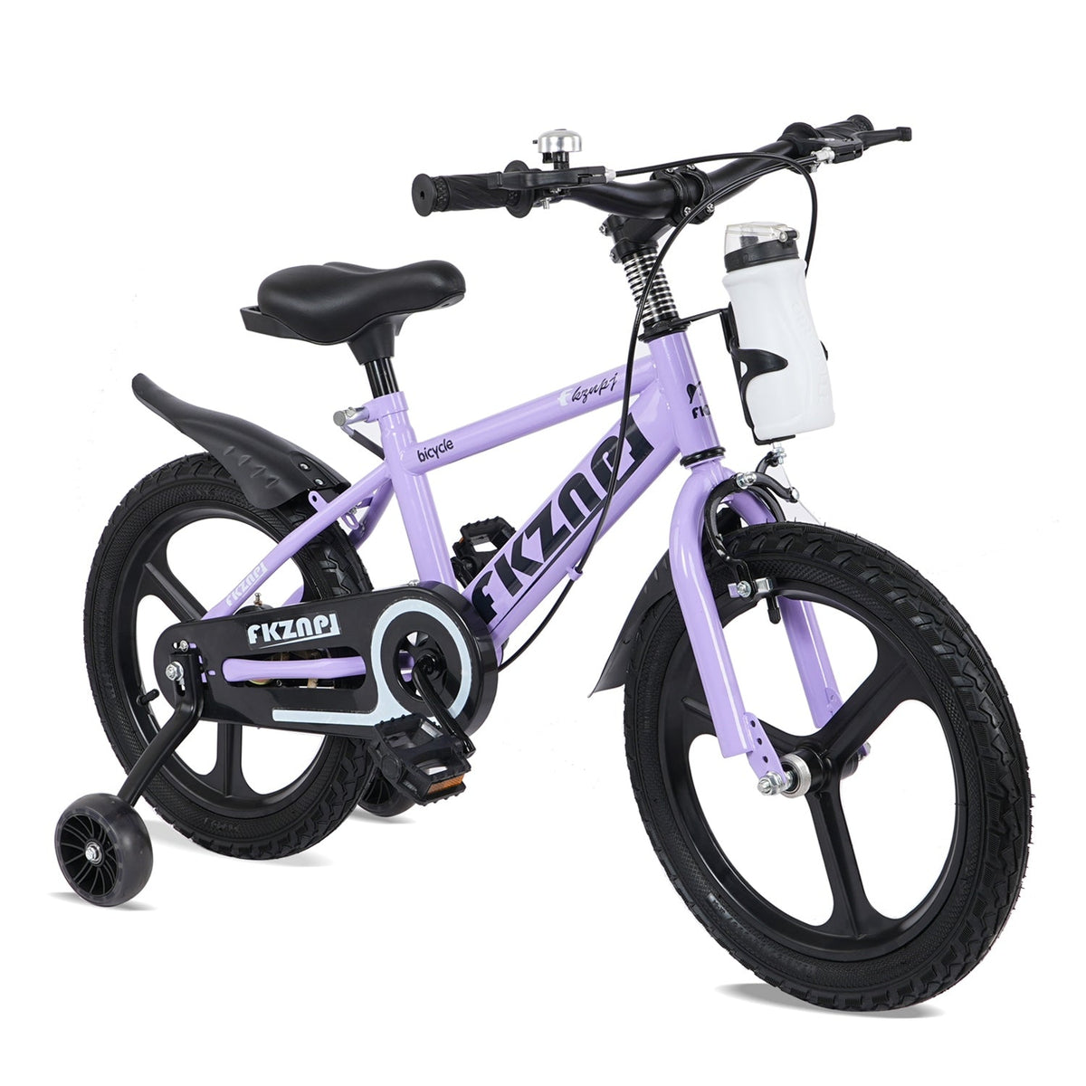 16-18 inch GBruno Kids Bike with training wheels and adjustable seat, featuring colorful frame and safety grips for young riders.