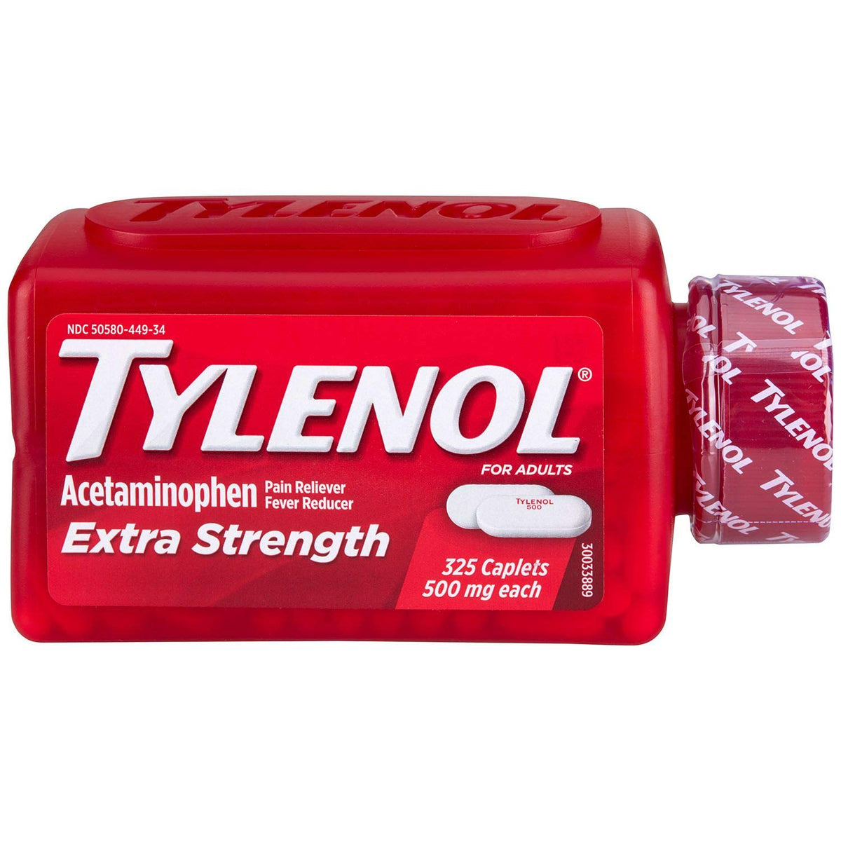 Extra Strength Tylenol 500mg Pain Relief (325 Caplets)