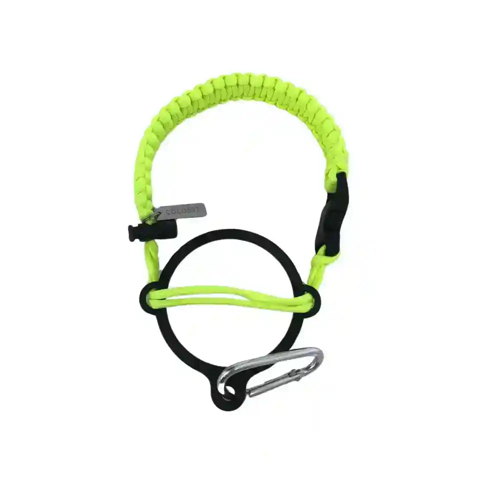Coldest Paracord Handle accessory with glow-in-the-dark paracords, durable and easy to grip, designed for outdoor or tactical use.