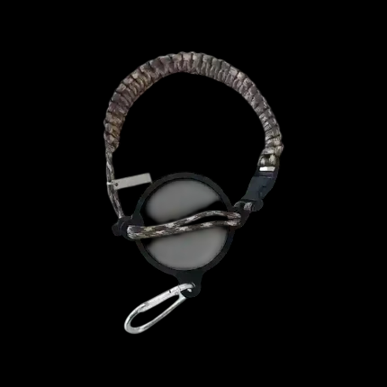 Coldest Paracord Handle accessory with durable black paracord and ergonomic design for comfortable grip.