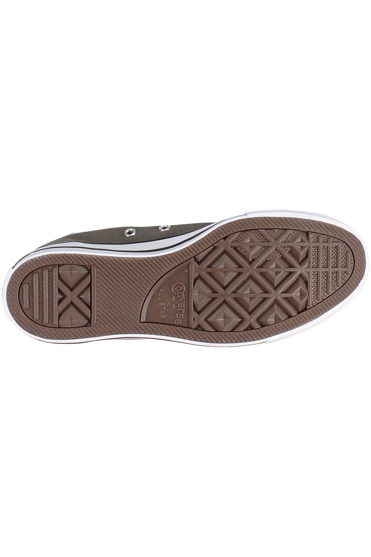 Grey Converse women's sports sneakers with classic design and white rubber soles, suitable for athletic and casual wear.