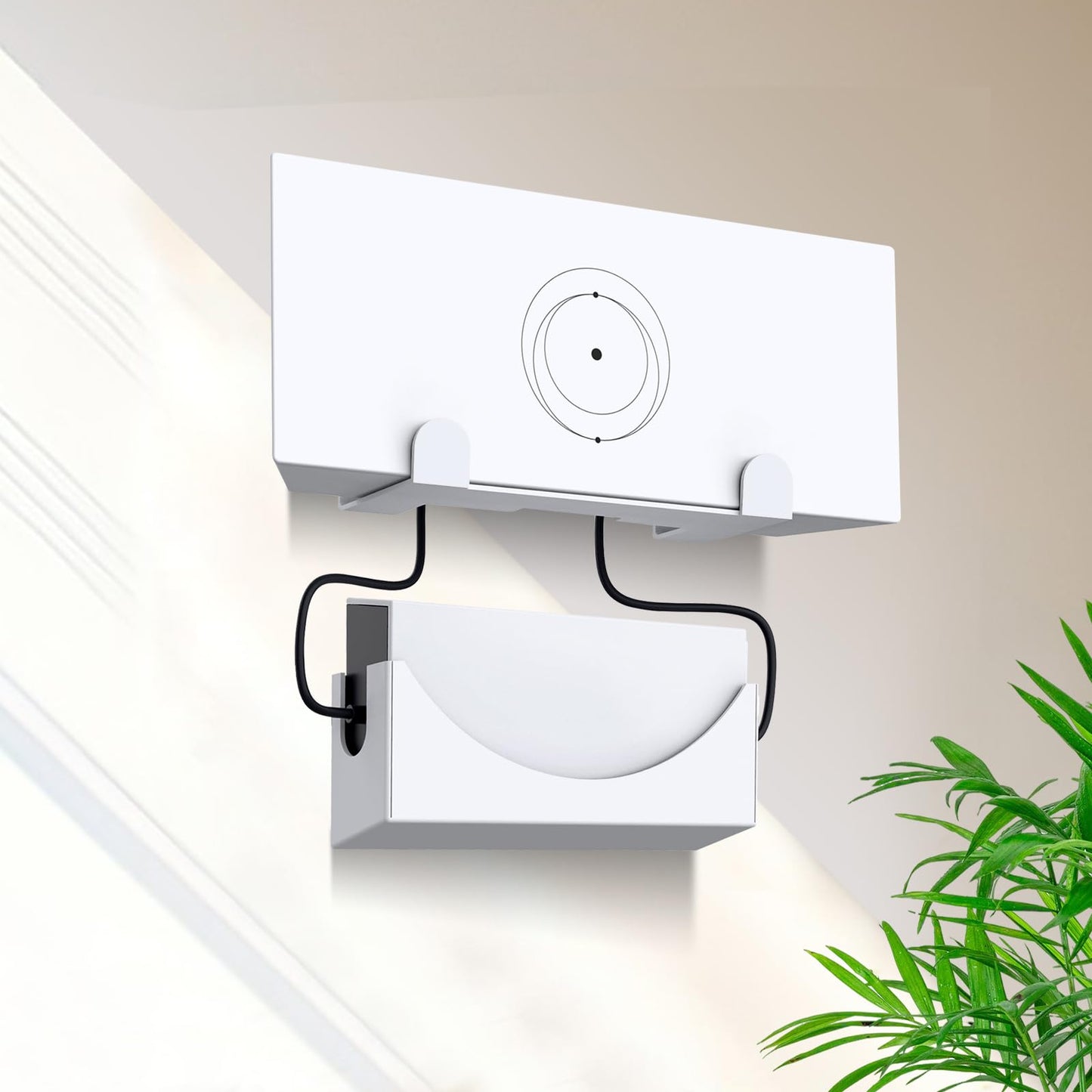 Starlink Gen 3 mounting kit with metal wall mount bracket for satellite dish and router installation, compatible with Starlink V3 system