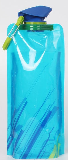 Foldable PVC outdoor camping water bag container for hiking and portable water storage