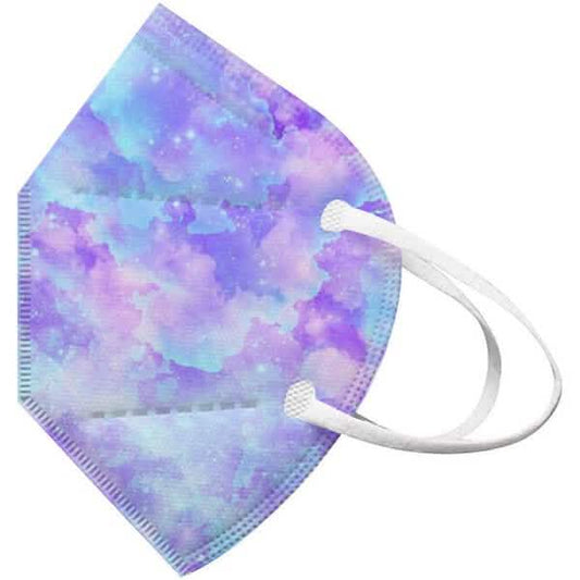 50-pack of blue and white 5-layer KN95 face masks for protection, made by DailySale.
