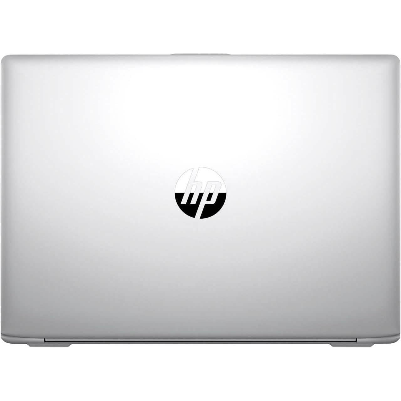 Refurbished HP ProBook 430 G5 laptop with Intel Core i5 8th Gen processor and Windows 11 Pro, shown with keyboard and display.