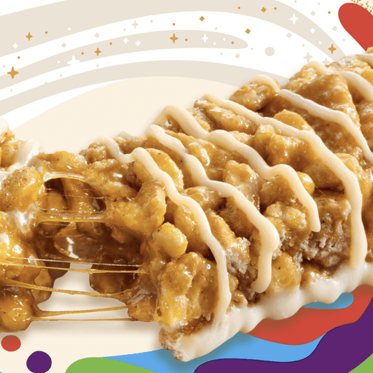 General Mills Cinnamon Toast Crunch cereal treat bars in a value pack, featuring crispy cereal squares and sweet cinnamon flavor.