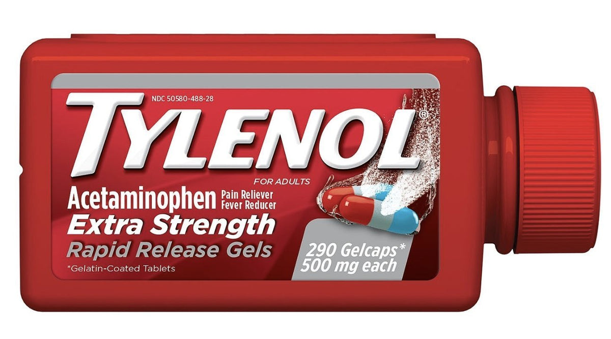 Tylenol Rapid 500mg Extra Strength Gels - 290 Count