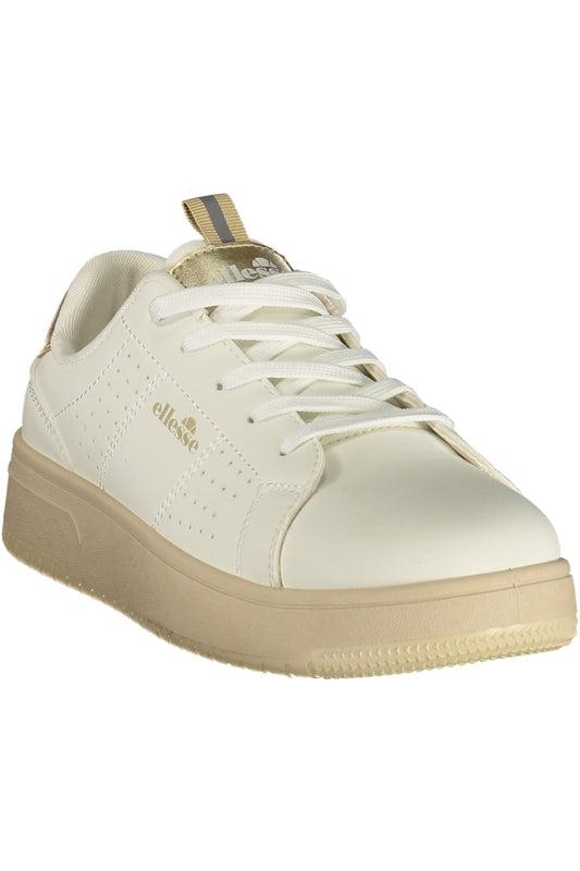 White Ellessee women's sports sneakers featuring a sleek design and breathable material, perfect for active wear and casual outfits.