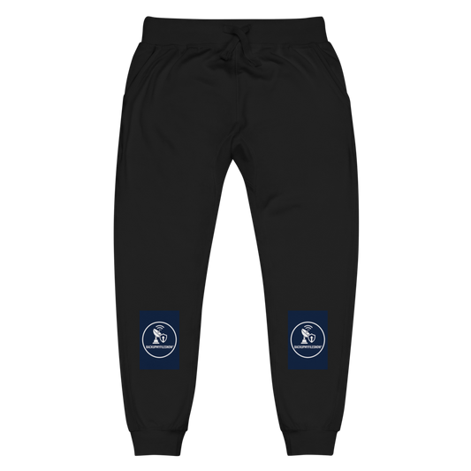 Unisex fleece sweatpants by Cotton Heritage, featuring soft cotton fabric and relaxed fit for comfortable casual wear.