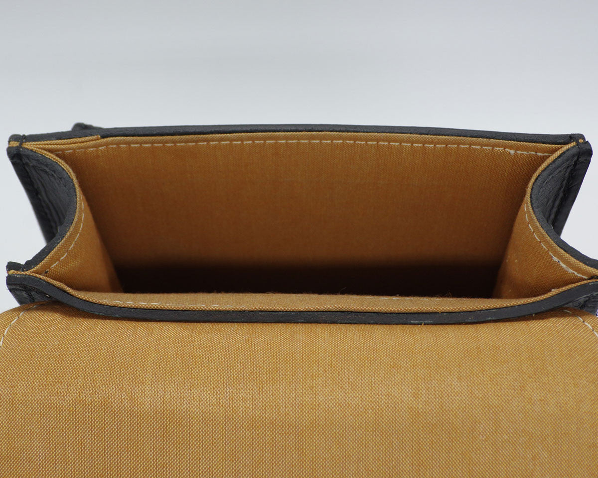 BLCO® handcrafted leather travel satchel case from Bueno Leather Co., showcasing its durable, stylish leather design.