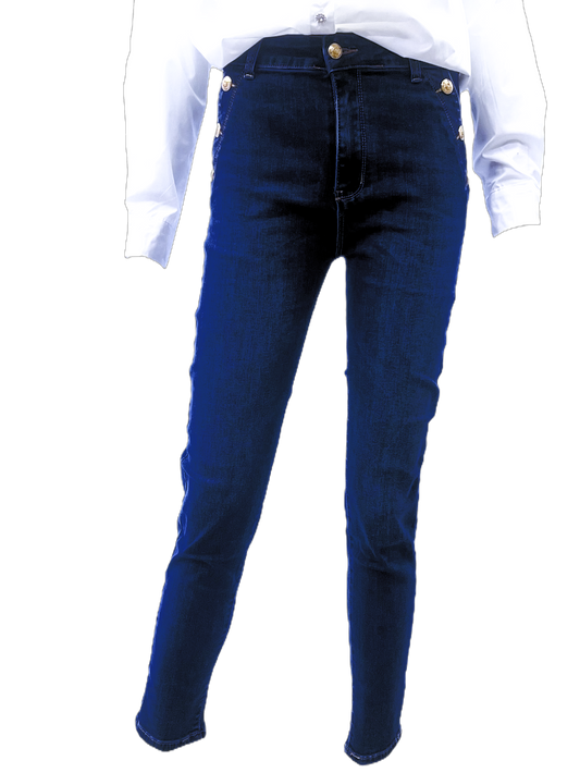 Slim fit push-up jeans by Atelier Evezet Arapakou, casual wear with a fitted style and classic denim appearance.