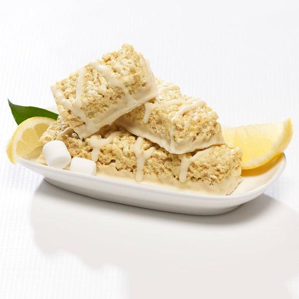 AmBari Nutrition Fluffy Lemon Bar, a soft and creamy bar with lemon flavor, perfect for a nutritious snack.