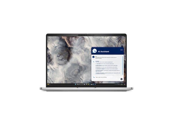 Dell Pro 16 Plus PB16250 laptop with Intel Core Ultra 5 and 256GB SSD, sleek design, open showing keyboard and screen.