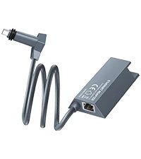 Starlink Gen 2 Ethernet Adapter by Guangzhou Chuangze Digital, dark grey plug-and-play Ethernet dongle for stable router connection