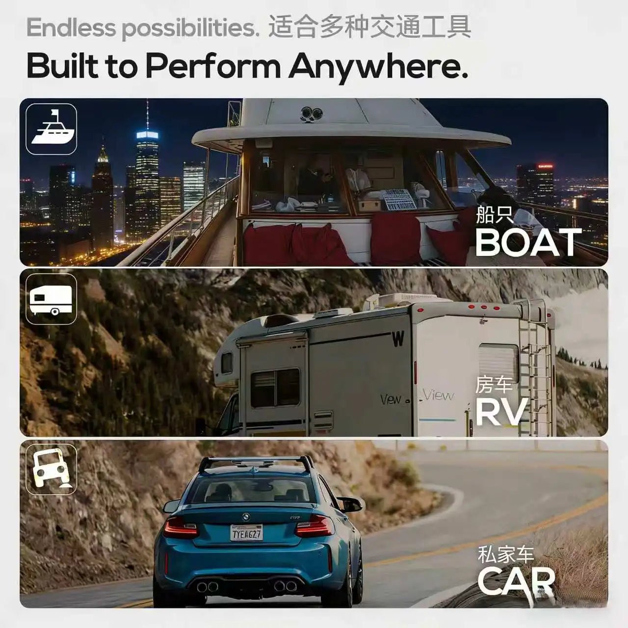 Starlink vehicle roof mount with magnetic suction, aluminum alloy, acrylic board, adjustable dual installation, weatherproof design.