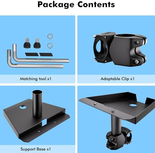Metal alloy Starlink Gen 3 roof mount kit with adjustable pipe adapter for RV outdoor use, compatible with standard V3 dish.