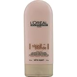 L'Oreal Serie Expert Shine Blonde Conditioner in 5 oz bottle, smooth and nourishing conditioner for blonde hair.