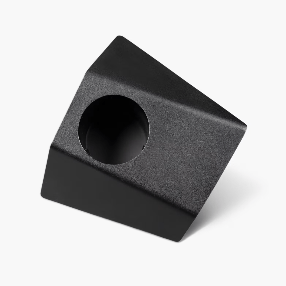 Tesla Cybertruck J1772 adapter door dock by Tesery, showing the charging port cover and sleek black design for easy access.