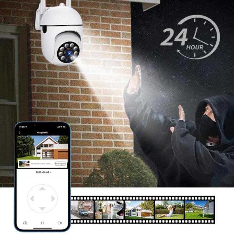 WiFi Surveillance Camera Outdoor Home Wifi Night Vision Cam 1080P HD A7