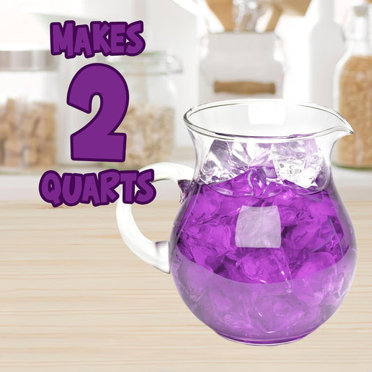 Kool-Aid Unsweetened Grape Drink Mix packet, artificial flavor, vitamin C, caffeine-free, for flavorful hydration and sharing.
