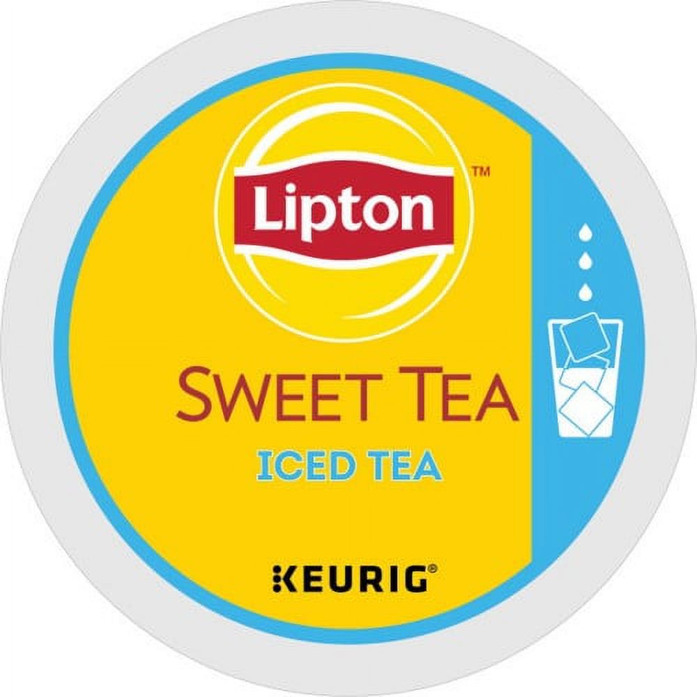 KupofK Coffee Lipton Iced Tea K-Cup Pods, Southern Sweet Black Tea, 24-count, for use in compatible coffee brewers