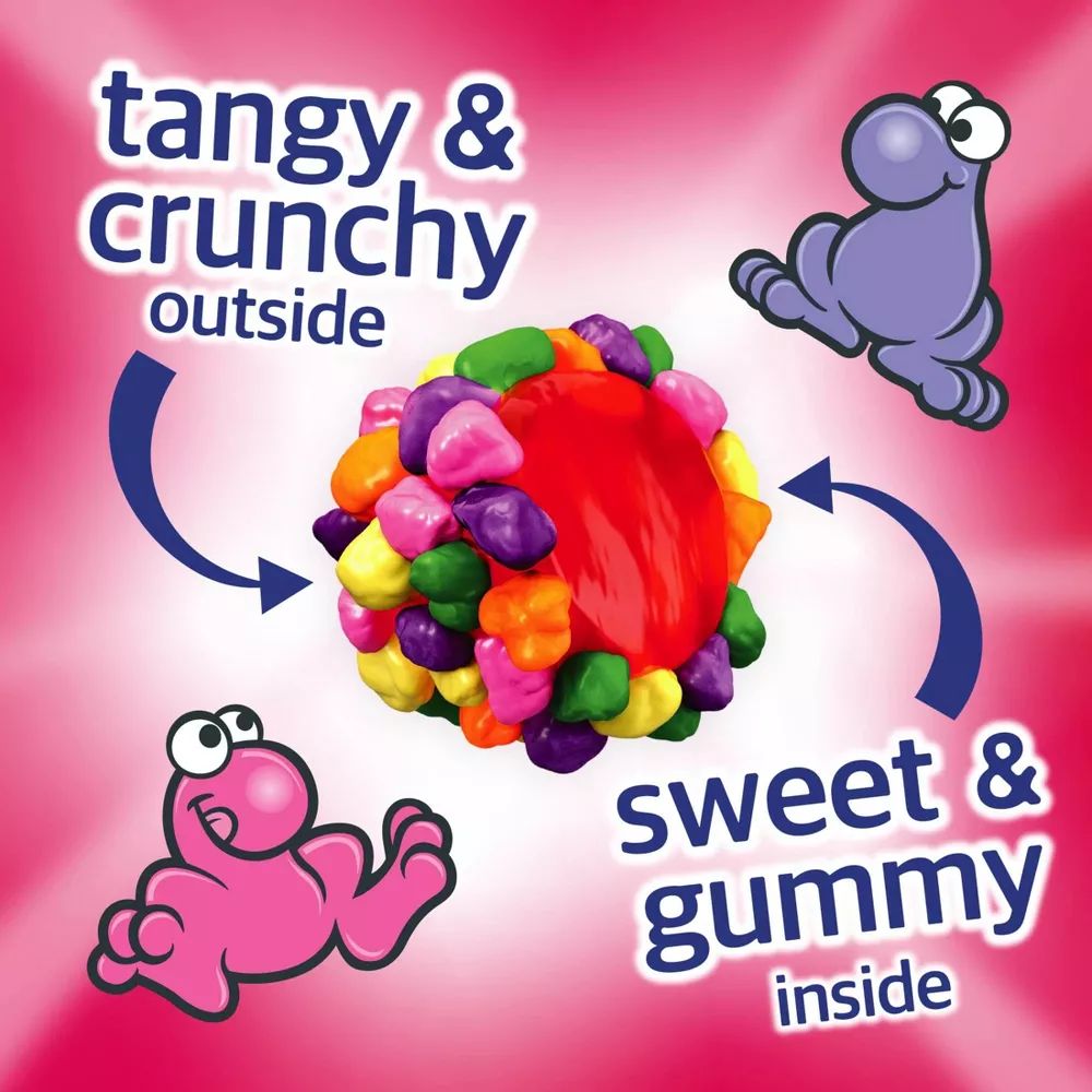 Colorful Nerds Gummy Clusters Rainbow Candy in a 0.5oz pack from Candy In Bulk, featuring vibrant, chewy gummy candies.