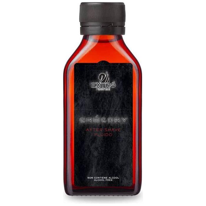 Extro Cosmesi Gregory aftershave lotion in 3.4 oz bottle, featuring clear liquid and minimalist label design.