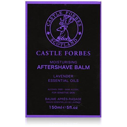 Castle Forbes Lavender Oil Aftershave Balm in a 5oz jar, soothing and fragrant aftershave skincare for men.