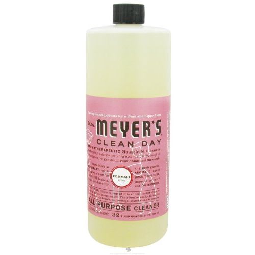 Mrs. Meyer's Clean Day Rosemary All-Purpose Cleaner in 32 oz bottle, natural cleaning product from Pasteur Pharmacy.