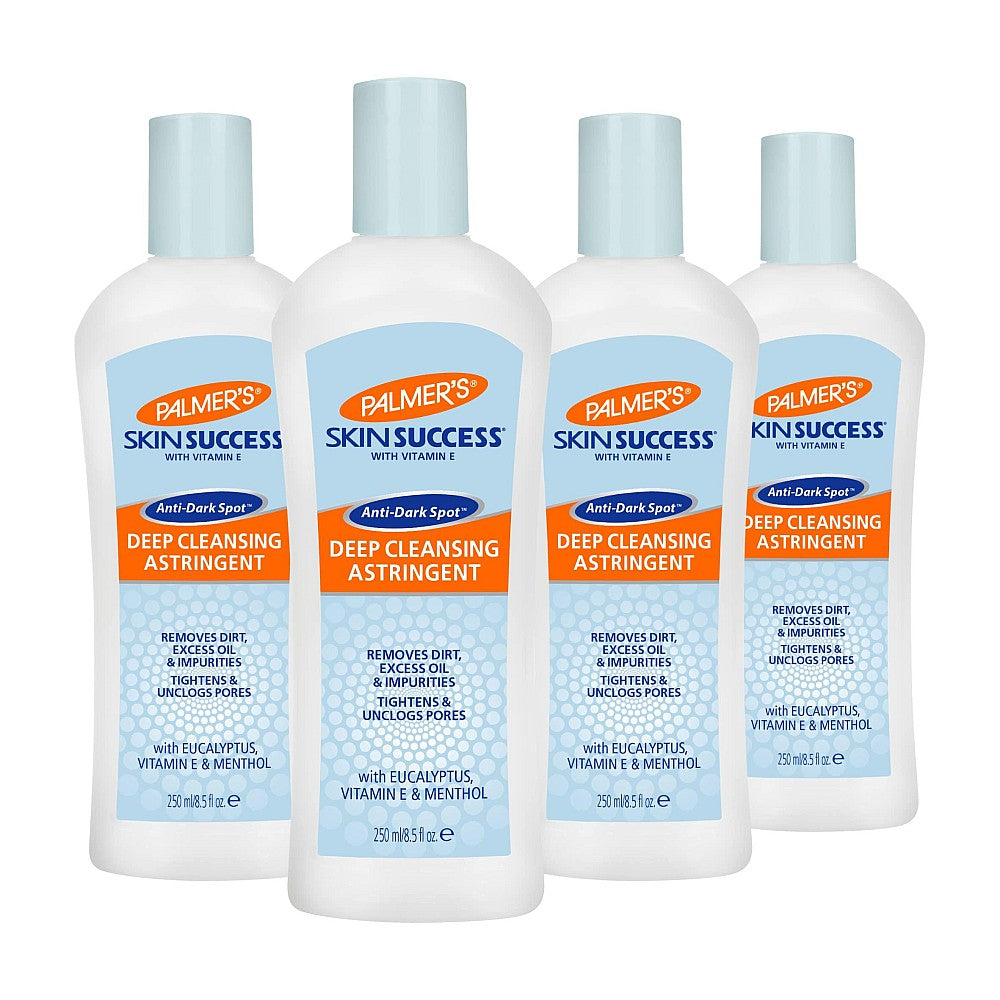 Palmer's Skin Success Deep Cleansing Facial Astringent in 8.5 oz bottle, natural skin toner for deep facial cleansing.