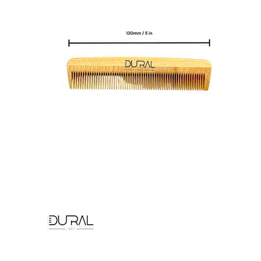 Dural Beech wood baby comb by Pasteur Pharmacy, gentle natural wooden baby comb for delicate hair and scalp.