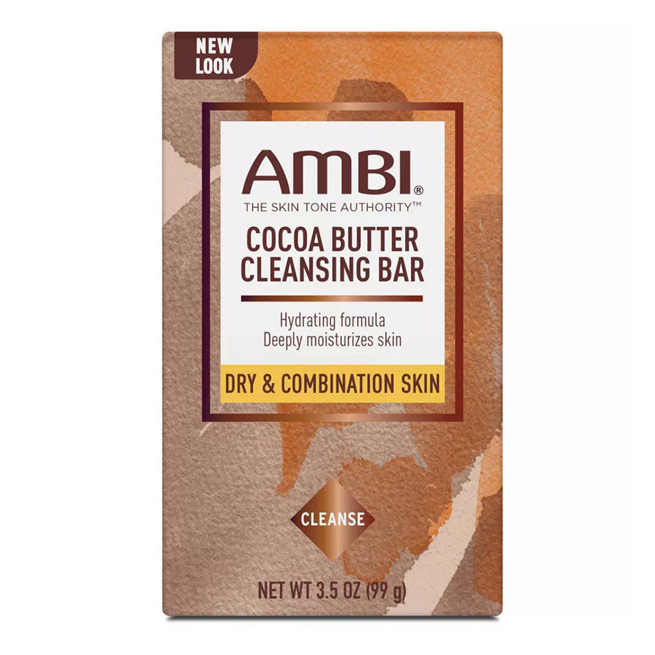 Pasteur Pharmacy Ambi Cocoa Butter Cleansing Bar Soap, 3.5oz, with smooth cocoa butter formula and clean lather.