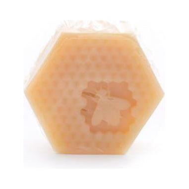 Haslinger Gelee Royale soap bar from Pasteur Pharmacy, 75g, with golden honey and royal jelly ingredients visible in the image.