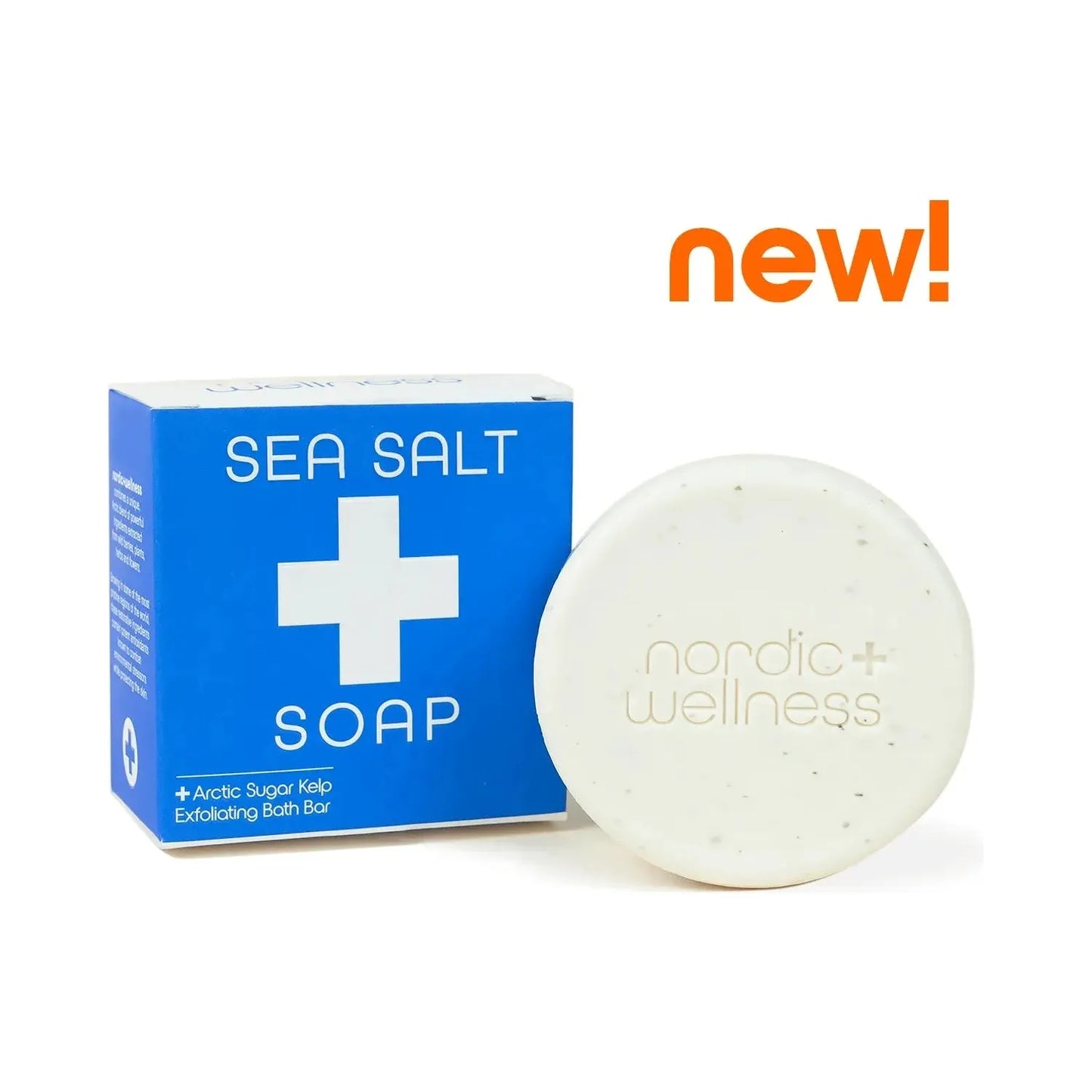 Kalastyle Nordic Wellness Sea Salt Bar Soap by Pasteur Pharmacy, 4oz, with natural sea salt and moisturizing ingredients.