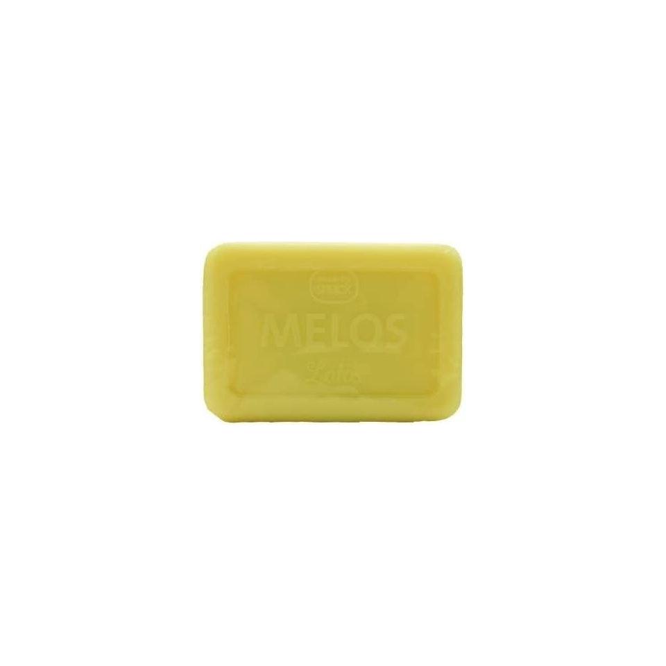 Speick Melos Lotus Bar Soap 100g, natural floral-scented soap with lotus extract, in a rectangular bar shape.