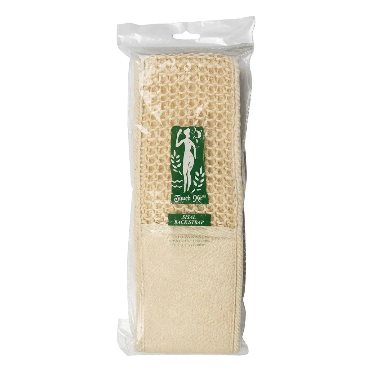 Pasteur Pharmacy Touch Me Sisal Back Strap bath accessory with textured sisal for exfoliating and scrubbing skin.