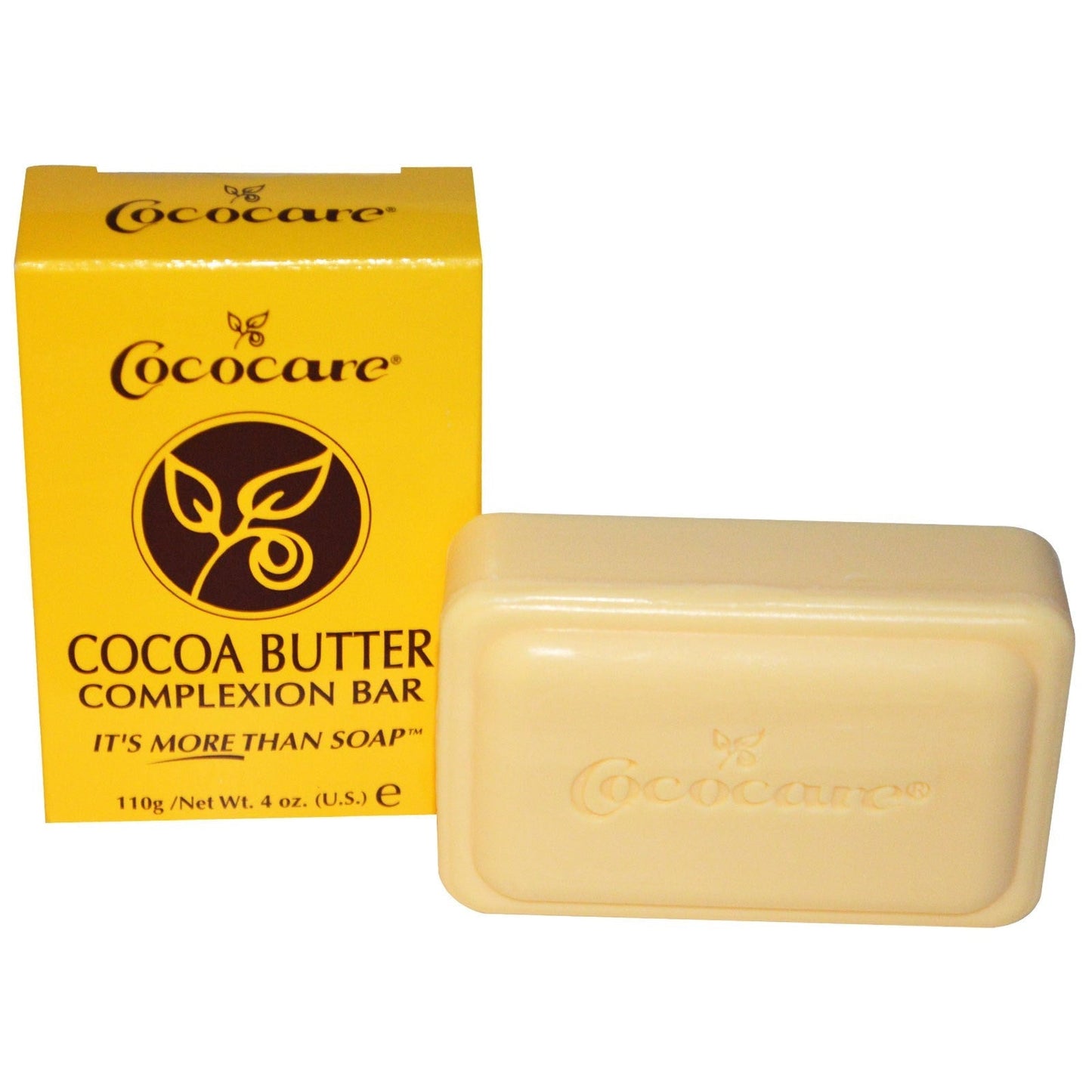 Cococare Cocoa Butter Complexion Soap Bar for Bath & Body, 4 Oz, natural cocoa butter soap with moisturizing ingredients